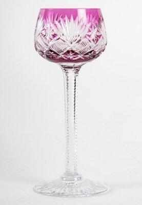 Roemers Florence Glasses in Crystal from Saint Louis, 20th Century