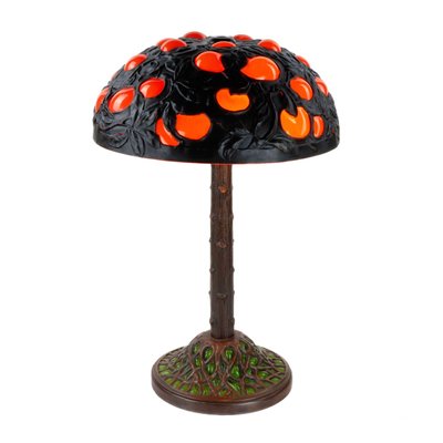 Orange tiffany lamp new arrivals