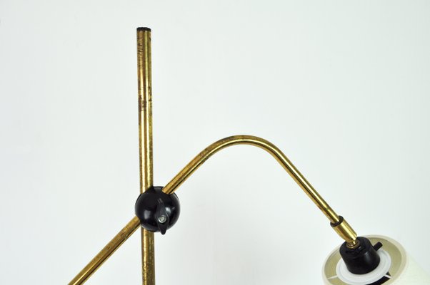 Modern Brass Floor Lamp With Adjustable, Adjustable Arm Brass Floor Lamp