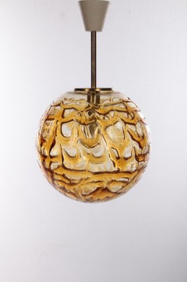 Large Vintage Doria Murano Glass Pendant Lamp From Temde Leuchten 1960s For Sale At Pamono