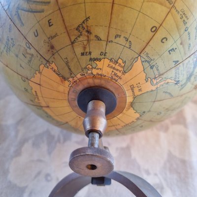 24 Antique Terrestrial Globe Terrestre World,French G.Thomas Editeur Paris  1920