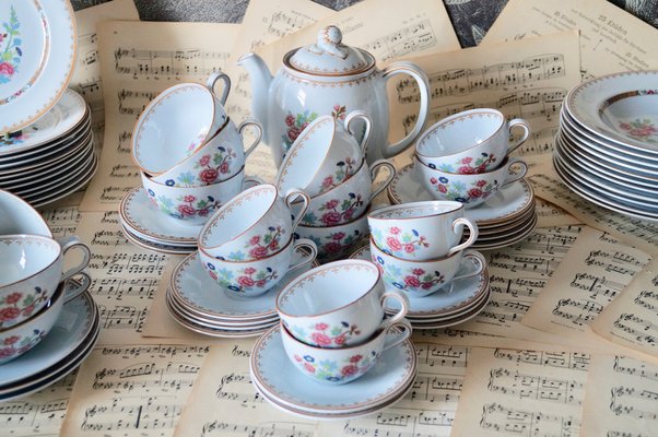 Vintage Lotus Geschirrset von Rörstrand, 55er Set bei Pamono kaufen