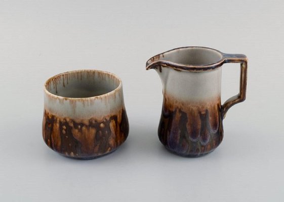 Glazed Stoneware Coffee Service Mexico by Bing & Grøndahl, Set of