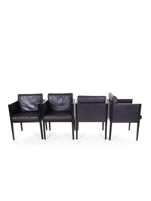 Purple Leather Dining Chairs By Arnold, Purple And Grey Dining Room Chairs Leather