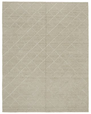 Tappeto Kilim moderno grigio in vendita su Pamono