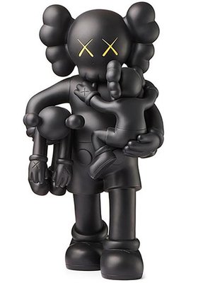 【タイムセール！】 Kaws, for 2 of Set Resin, 2018, Black, and Grey Slate, Clean その他