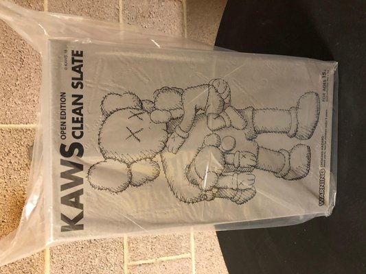 Clean Slate gray figure by Kaws from 2018 - Dope! Gallery