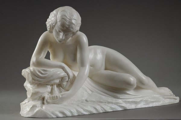 The Spring Skulptur Aus Alabaster Von Guglielmo Pugi Bei Pamono Kaufen