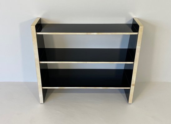 Black cheap lacquer bookcase