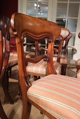 Vintage mahogany dining deals chairs