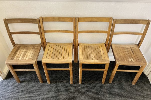 Vintage Stacking Dining Chairs Set Of, Vintage Dining Chairs Set Of 4