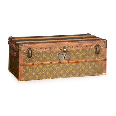 Suitcase Malle Fleurs by Louis Vuitton, 1920s for sale at Pamono