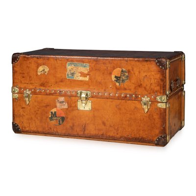 Baule armadio in pelle di Louis Vuitton, inizio XX secolo in vendita su  Pamono