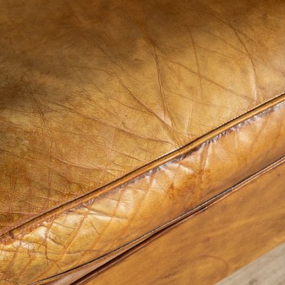 20th Century Dutch Two Seater Sheepskin Leather Sofa For At Pamono Two Seater Sheepskin Leather Sofa, Spilt Water On Leather Sofa