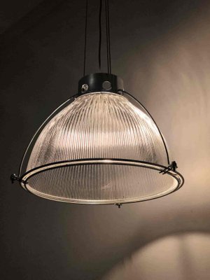 Large Vintage Holophane Pendant for 