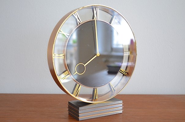Art Deco Table Clock by Heinrich Möller for Kienzle, 1930s