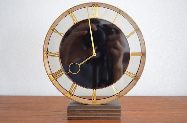 Art Deco Table Clock by Heinrich Möller for Kienzle, 1930s for