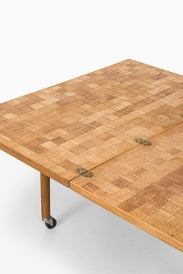 En Chêne Table Mosaïque1960s Avec Motifs D'appoint Extensible uPwOZXTki