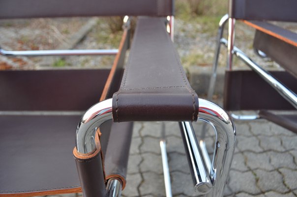 Wassily chair brown on sale leather