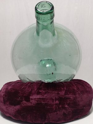 Old Big Glass Jar Large Vase Soviet 3 Liters Bottle Retro Aqua
