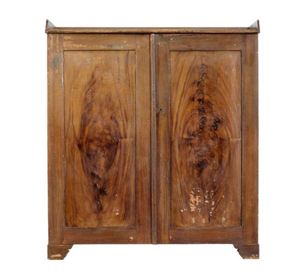 Swedish Rustic Painted Pine Cupboard 1800s for sale at Pamono