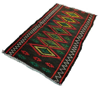 Rugs Pillow Turkish Kilim,Kilim Anatolian Wool Vintage Cicim Kilim 2.1 x 3.2 Feet Carpet, Rug 103x74 Cm Kilims