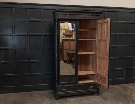 Large sale black armoire
