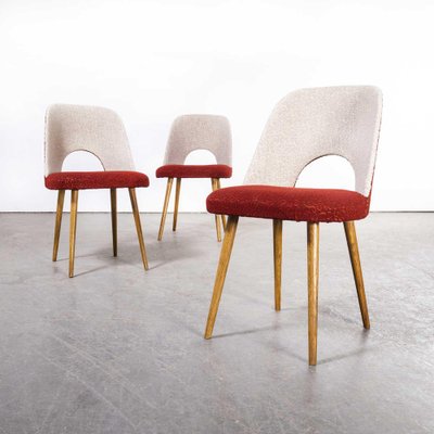 Upholstered Dining Chairs by Oswald Haerdtl 1960s Set of 3 for