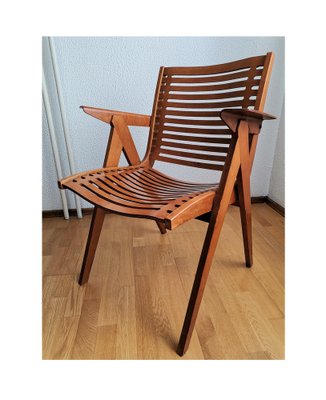 Vintage Yugoslavian Industrial Rex 120 Lounge Chair by Niko Kralj