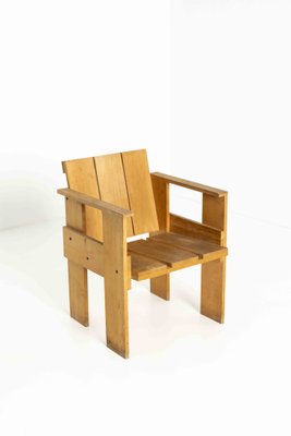 Crate Chair by Gerrit Rietveld for Cassina, Netherlands, 1930s for