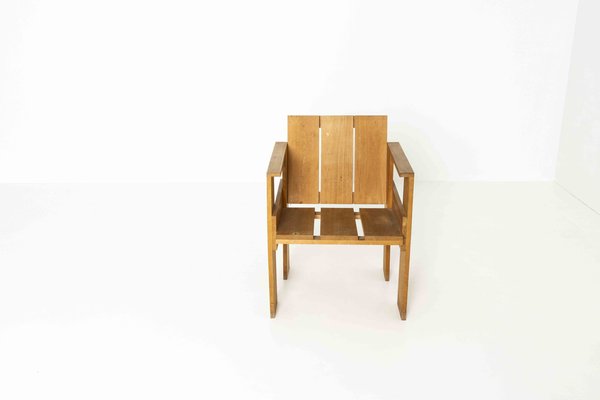 Crate Chair by Gerrit Rietveld for Cassina, Netherlands, 1930s for