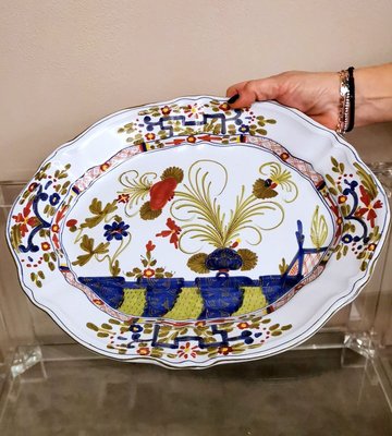 Handmade Platter Table Centerpiece Decorative Ceramic Stoneware Tray Durable Pottery Tray Rectangular Pottery Plate Home Decor 