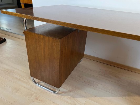 Oak veneer desk online