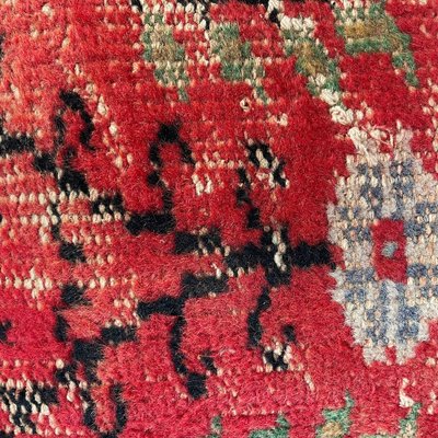 Lot 2 Housses De Coussin Vintage Tissées Main - Laine Orientale - Motif Chat - 29x26 & 27x30.5 Cm
