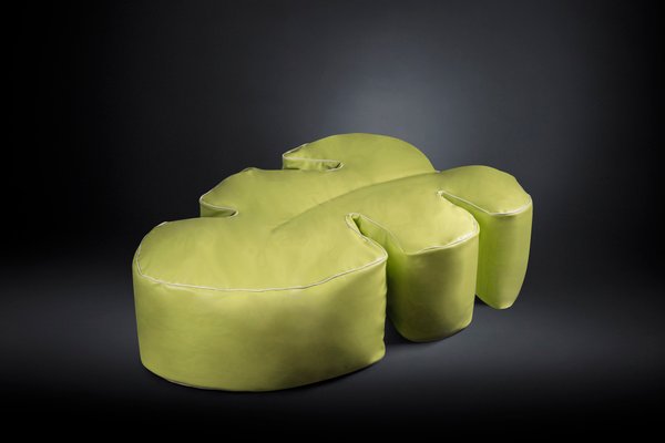 Italian Verde Philo Soft Pouf from VGnewtrend for sale at Pamono