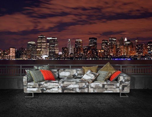 Italian New York Bis Sfod Fabric Rubelli Sofa from VGnewtrend for