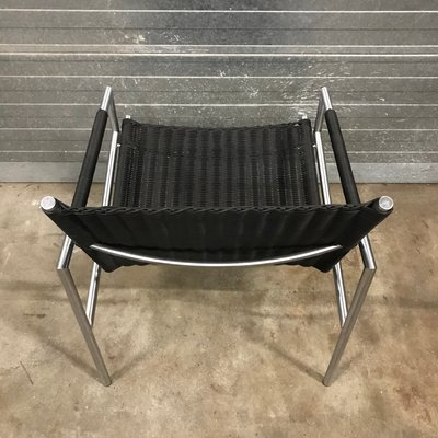 SZ01 Easy Chair in Black Artificial Cane by Martin Visser for sale