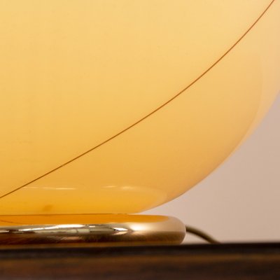 Grand Pied De Lampe En Verre Torsadé Murano - Design 1970 - Vintage