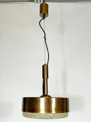 Mid-Century Brass Pendant Light from 