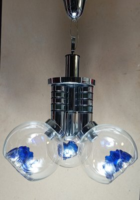 Blue bubble online lamp