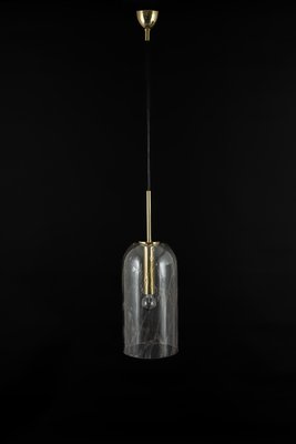 Large Glass Pendant Lights by Limburg 