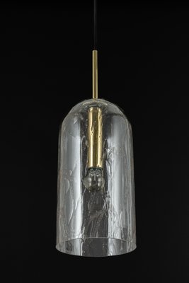 Large Glass Pendant Lights by Limburg 