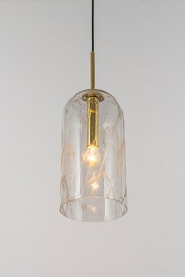 Large Glass Pendant Lights by Limburg 