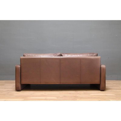 Vintage Leather Consea Garnitur Double, Compact Leather Sofa Set
