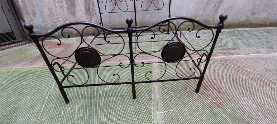 Cast iron queen headboard deals