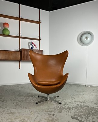 Telegraaf Toevlucht Grootste Egg Chair by Arne Jacobsen for Fritz Hansen, 1961 for sale at Pamono
