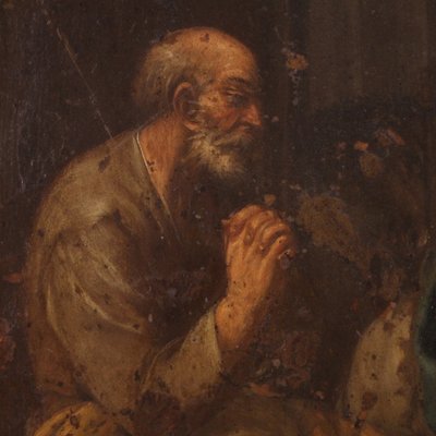 filósofo collar En realidad Adoración de los pastores, siglo XVII, óleo sobre cobre, enmarcado en venta  en Pamono