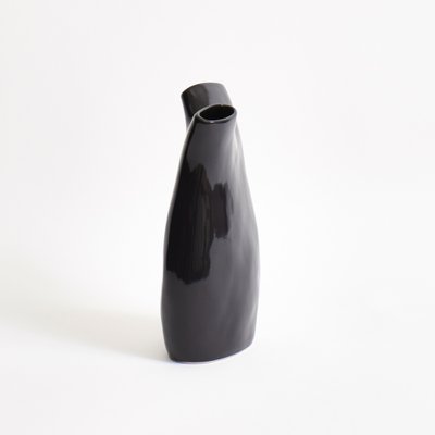 Vaso Gemini nero lucido di Project 213a in vendita su Pamono