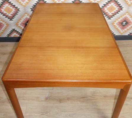 Teak Extendable Dining Table By Hw, Solid Teak Extendable Dining Table