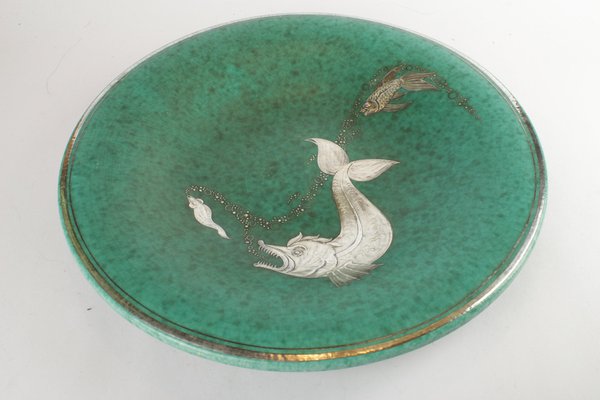 食器 Gustavsberg Fish plate  all color Large Plate with Fish by Wilhelm Kåge for Gustavsberg for sale at